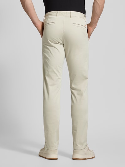 BOSS Orange Slim fit chino met steekzakken opzij Beige - 5