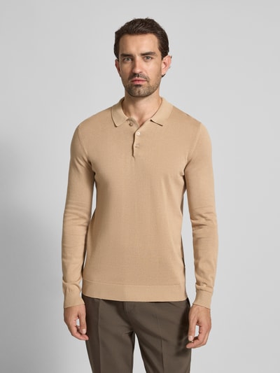 Casual Friday Strickpullover aus reiner Baumwolle Modell 'VALD' Beige 4