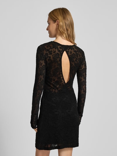 Only Tailliertes Minikleid mit Spitzen-Detail Modell 'BLAISE' Black 5
