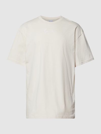 KARL KANI T-Shirt mit Label-Stitching Offwhite 2