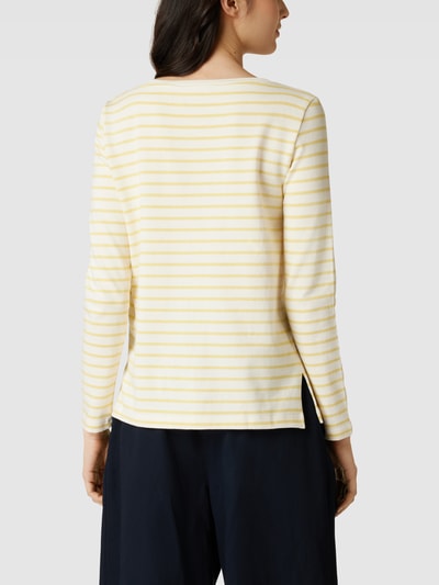 Weekend Max Mara Longsleeve mit Streifenmuster Modell 'FRETTY' Gelb 5