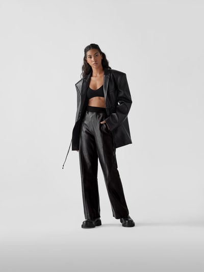 Dodo bar Or Lederhose im Relaxed Fit Schwarz 1