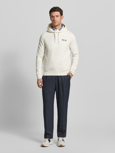 Polo Ralph Lauren Regular Fit Hoodie aus Baumwoll-Mix Offwhite 1