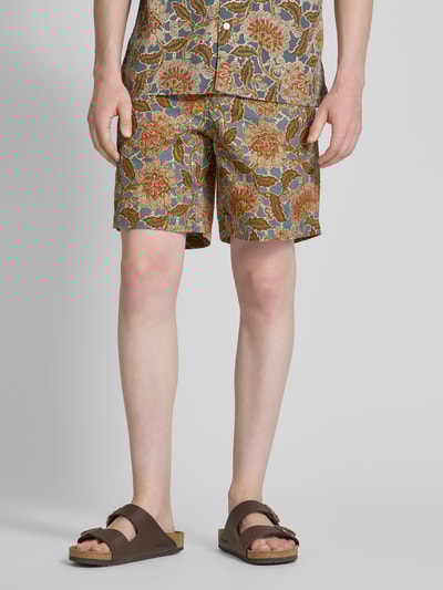 Levi's® Authentic Relaxed Fit Chino-Shorts mit Gürtelschlaufen Rauchblau 4