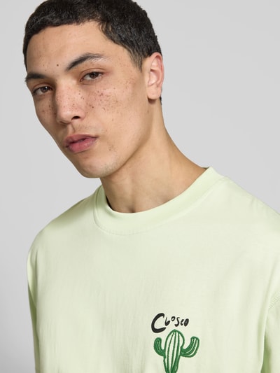 Closed T-Shirt aus reiner Baumwolle Gruen 3