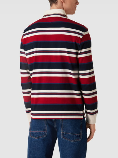 Tommy Hilfiger Longsleeve mit Polokragen Rot 5