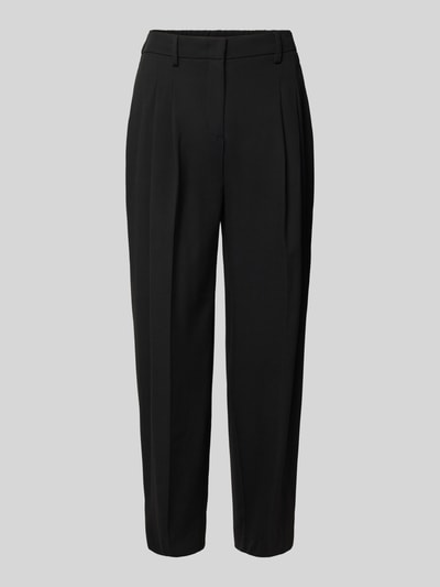 OPUS PANTS Spodnie materiałowe z plisami model ‘Lessieh’ Czarny 2