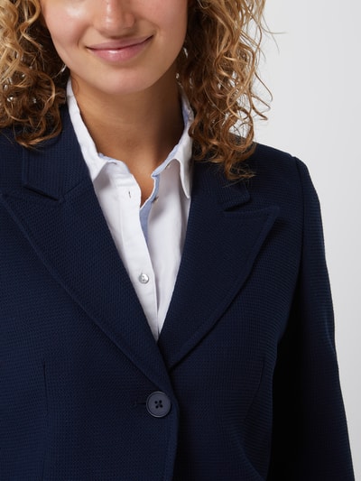 Esprit Collection Blazer mit strukturiertem Muster  Marine 3