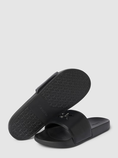 Calvin Klein Underwear Slides mit Label-Detail Black 4