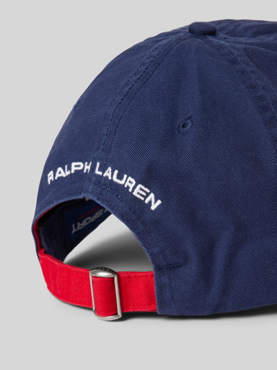 Polo Sport Basecap mit Label-Stitching Dunkelblau 3