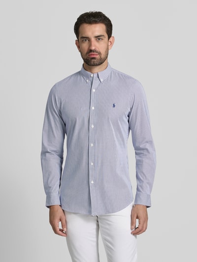 Polo Ralph Lauren Vrijetijdsoverhemd met knoopsluiting Bleu - 4