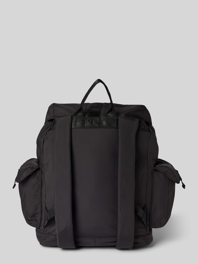 Iceberg Rucksack mit Vorfächern Modell 'ZAINO' Black 4