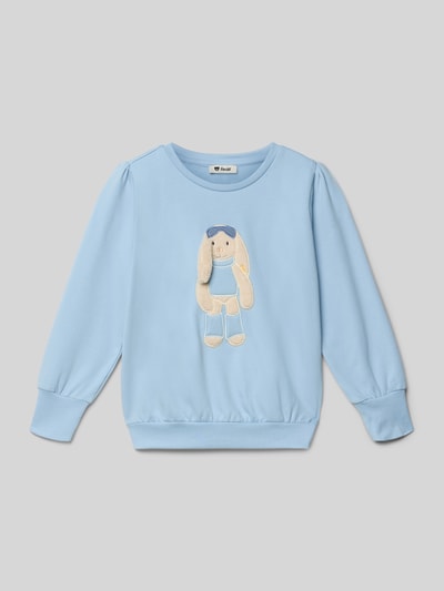 Steiff Sweatshirt mit Rundhalsausschnitt Bleu 1
