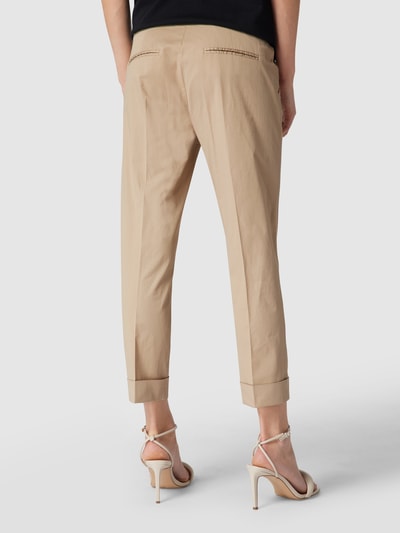 Raffaello Rossi Korte slim fit chino met stretch, model 'Dora' Zand - 5