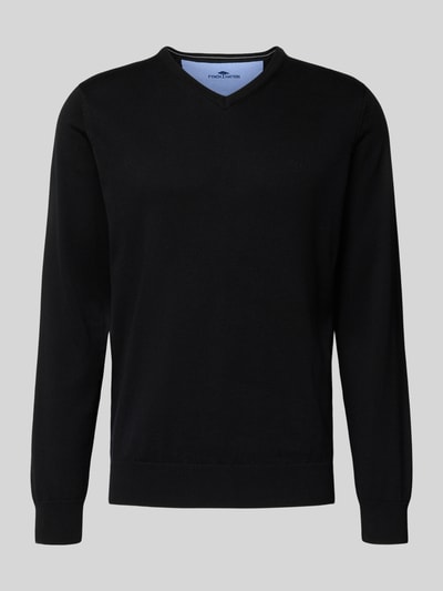 Fynch-Hatton Strickpullover mit Logo-Detail Black 2