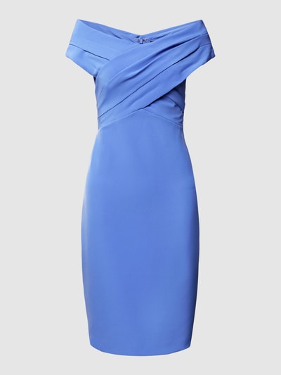 Lauren Ralph Lauren Cocktailkleid in Wickel-Optik Modell 'IRENE' Bleu 2