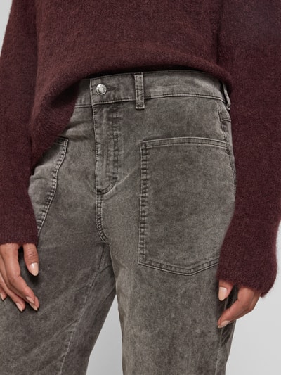 Angels Corduroy broek met steekzakken Donkergrijs gemêleerd - 3