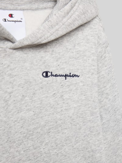 CHAMPION Hoodie met labelstitching en kangoeroezak Middengrijs gemêleerd - 2