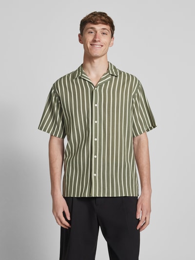Redefined Rebel Freizeithemd mit Reverskragen Modell 'HOWIE' Oliv 4