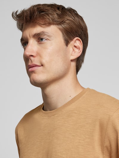 SELECTED HOMME T-Shirt mit Rundhalsausschnitt Modell 'ASPEN' Beige 3