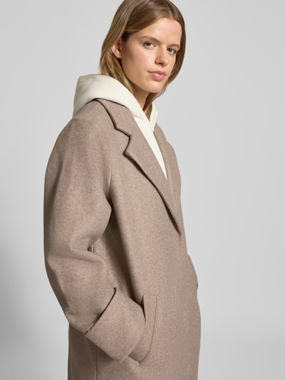 Noisy May Mantel mit Reverskragen Modell 'CADDY' Beige Melange 3