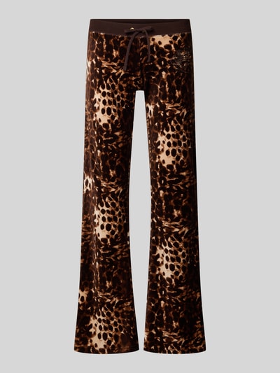Juicy Couture Jogginghose mit Animal Print Mittelbraun 1