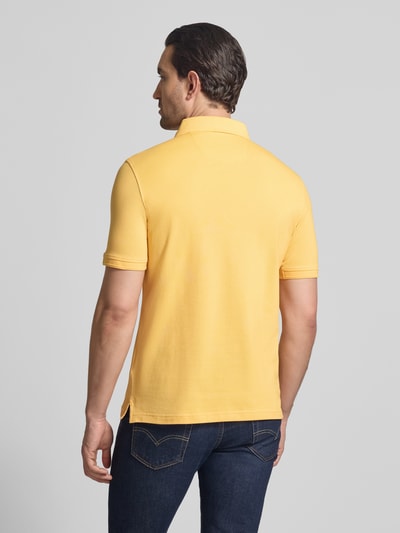 Brax Koszulka polo o kroju slim fit z Mieszanka bawełny Model 'Pete' Żółty 5