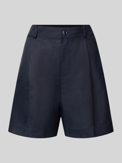 Produktfoto, Regular Fit Chinoshorts aus Leinen-Viskose-Mix von Lauren Ralph Lauren in Optik: Unifarben, Bundfalte, Bügelfalten, Materialverarbeitung: Flammgarn-Twill