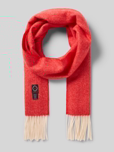 Ascot Sjaal van een mix van wol en kasjmier Rood - 1