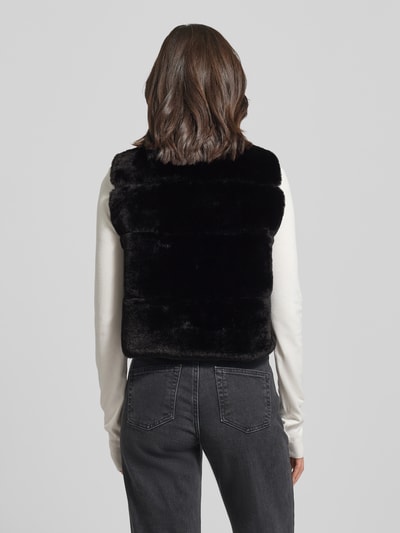 B.Young Regular fit gilet van imitatiebont, model 'Askana' Zwart - 5