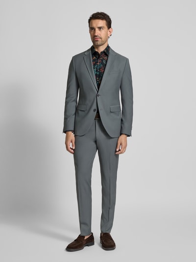 SEIDENSTICKER Koszula casualowa o kroju slim fit z kwiatowym nadrukiem na całej powierzchni model ‘New’ Granatowy 1