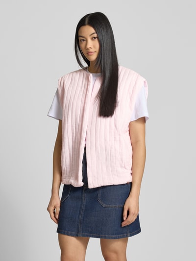 VILLA SOPHIE Weste mit Strukturmuster Modell 'ALEXIS' Pink 4
