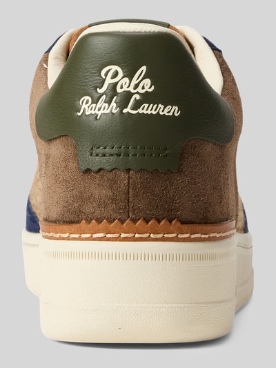 Polo Ralph Lauren Sneaker aus echtem Rindsleder Modell 'MASTERS' Beige 4