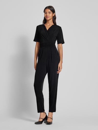 ZABAIONE Jumpsuit in wikkellook Zwart - 4