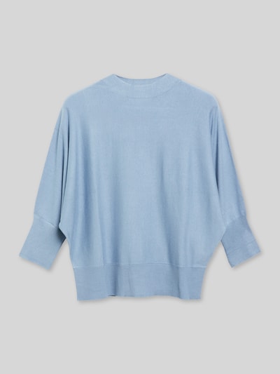 s.Oliver BLACK LABEL relaxed fit pullover met vleermuismouwen Bleu - 2