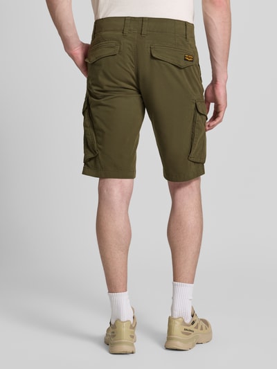 PME Legend Tapered Fit Cargo Bermudas mit Pattentaschen Modell 'Nordrop' Oliv 5