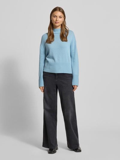 Someday Gebreide pullover van puur kasjmier, model 'Tenni' IJsblauw - 1