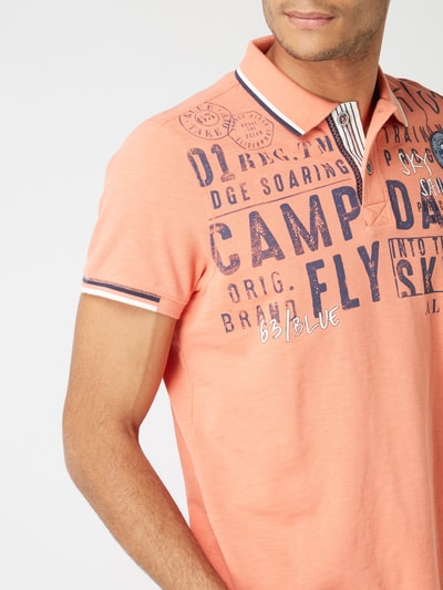Camp David Poloshirt mit Logo-Details Orange 4