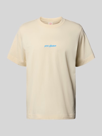 Selected Homme Oversized T-Shirt aus reiner Baumwolle Modell 'ELIAS' Hellgelb 2