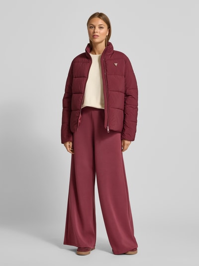 Guess Activewear Steppjacke mit Label-Applikation Modell 'NEW CLAUDIA' Bordeaux 1