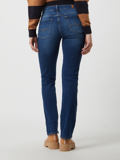 7 For All Mankind Straight fit jeans met stretch Blauw - 5