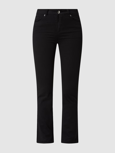 Blue Monkey Bootcut Jeans mit Stretch-Anteil Modell 'Marla' Black 2