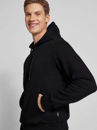 Jack & Jones Hoodie mit Label-Print Modell 'ECORP' Black 3