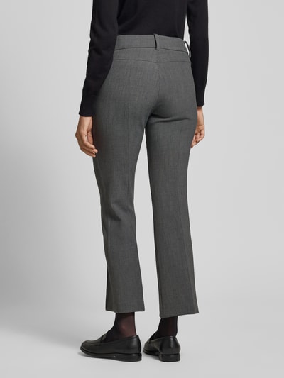 Cambio Stoffen broek met vaste persplooien, model 'FARAH' Antraciet - 5