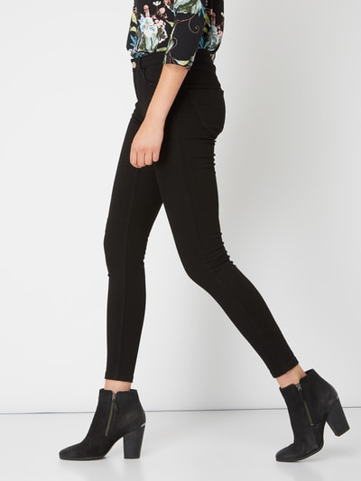 REVIEW High Waist Skinny Fit 5-Pocket-Jeans  Schwarz 5