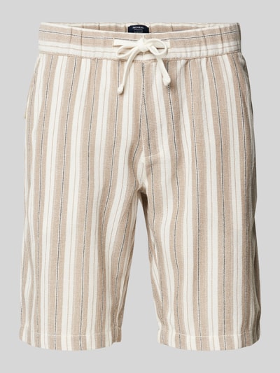 MCNEAL Regular Fit Shorts mit Gesäßtasche Sand 2