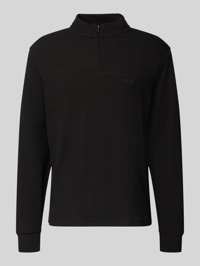BOSS Orange Regular fit sweatshirt van Katoenmix Model 'PE_HIVE' Zwart - 2