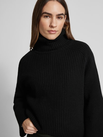 Marc O'Polo Rollkragenpullover aus Schurwolle-Mix Black 3