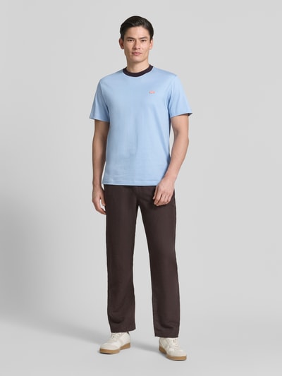 Lacoste Regular Fit T-Shirt aus reiner Baumwolle  Hellblau 1