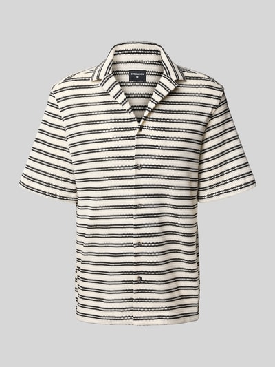 Strellson Koszula casualowa o kroju regular fit ze wzorem na całej powierzchni model ‘CLIRO’ Czarny 2